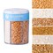 Heart Sprinkles, Valentines Day, Edible Sprinkle Mix, Heart Shapes, Jimmies, Perfect for Cake Decorations, Baking, Ice Cream, Cookies, Cupcake Topper (Gold)